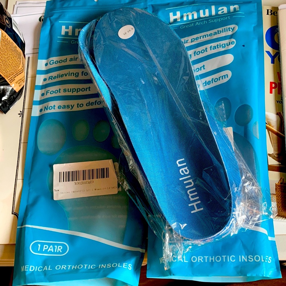 Medical orthodic insoles